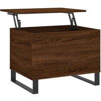 Berkfield Home Coffee Table Brown Oak 60x44.5x45 cm Engineered Wood