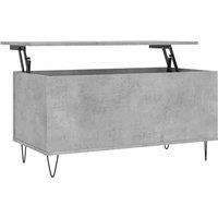 Berkfield Home Coffee Table Concrete Grey 90x44.5x45 cm Engineered Wood