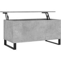 Berkfield Home Coffee Table Concrete Grey 90x44.5x45 cm Engineered Wood