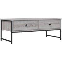Berkfield Home Coffee Table Grey Sonoma 101x49x39.5 cm Engineered Wood