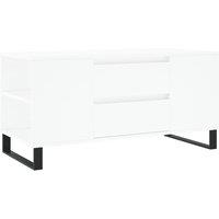 Berkfield Home Coffee Table White 102x44.5x50 cm Engineered Wood