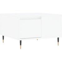 Berkfield Home Coffee Table White 55x55x36.5 cm Engineered Wood