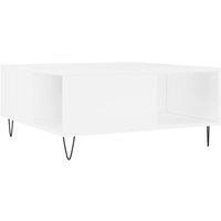 Berkfield Home Coffee Table White 80x80x36.5 cm Engineered Wood