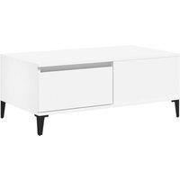 Berkfield Home Coffee Table White 90x50x36.5 cm Engineered Wood