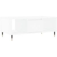 Berkfield Home Coffee Table White 90x50x36.5 cm Engineered Wood