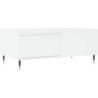 Berkfield Home Coffee Table White 90x50x36.5 cm Engineered Wood