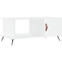 Berkfield Home Coffee Table White 90x50x40 cm Engineered Wood | Size: 90 x 50 x 40 cm