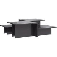 Berkfield Home Coffee Tables 2 pcs High Gloss Grey Engineered Wood