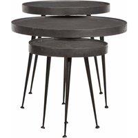 Berkfield Home Coffee Table 3 pcs Black Engineered Wood