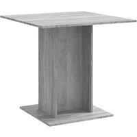 Berkfield Home Dining Table Grey Sonoma 80x80x75 cm Engineered Wood | Size: 80 x 80 x 75 cm