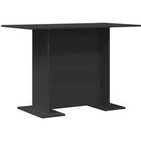 Berkfield Home Dining Table bl PB in Black