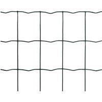 Berkfield Home Euro Fence Steel 10x1.5 m Green