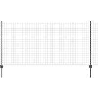 Berkfield Home Euro Fence with 10 U Posts Grey 1, 2x10 m Steel