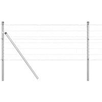 Berkfield Home Euro Fence with 13 Posts 0.6x50 m Galvanised Steel in Silver