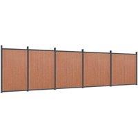 Berkfield Home Fence Panel Brown 872x186 cm WPC