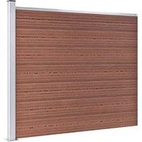 Berkfield Home Fence Panel WPC 175x146 cm Brown