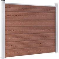Berkfield Home Fence Panel WPC 180x146 cm Brown