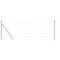 Berkfield Home Field Fence 0.8x100 m Galvanised Steel in Silver