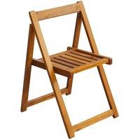 Berkfield Home Folding Garden Chairs 2 pcs Solid Acacia Wood in Brown