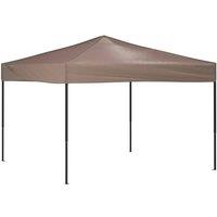 Berkfield Home Folding Party Tent Taupe 3x3 m in Beige
