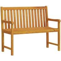Berkfield Home Garden Bench 110 cm Solid Acacia Wood in Brown