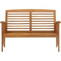 Berkfield Home Garden Bench 119 cm Solid Acacia Wood in Brown