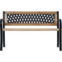 Berkfield Home Garden Bench 120 cm Wood in Brown