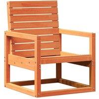 Berkfield Home Garden Chair Wax Brown 57.5x63x76 cm Solid Wood Pine