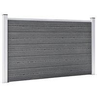Berkfield Home Garden Fence WPC 699x106 cm Grey