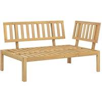Berkfield Home Garden Pallet Corner Sofa Solid Wood Acacia in Brown