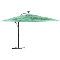 Berkfield Home Garden Parasol with Steel Pole Green 290x290x238 cm | Size: 290 x 290 x 238 cm