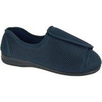 Sleepers Men's Terry Extra Wide Slippers in Navy | Size: 9