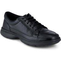 Pavers Men's Lightweight Cushioned Casual Laced Shoes in Black | Size: 11