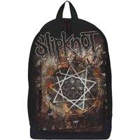 Slipknot Men's Pentagram All-Over Print Backpack in Black