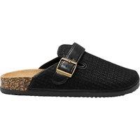 MODISHION Women's Closed-Toe Mules Sandals in Black | Size: 7