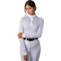 Aubrion Women's Long-Sleeved Stock Shirt in White | Size: 12