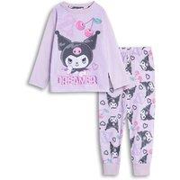 Hello Kitty Girl's Long Sleeve Long Leg Pyjama Set | Multicoloured | Official Merch | Size: 3-4 Years
