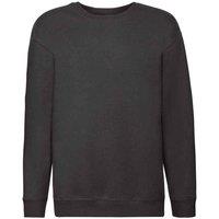 Fruit of the Loom Premium Drop Shoulder Sweatshirt in Black | Size: 3-4 Years