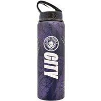Manchester City FC High Definition Aluminium Water Bottle in Purple