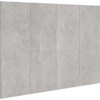 Berkfield Home Bed Headboard Concrete Grey 120x1.5x80 cm Engineered Wood