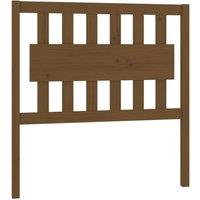 Berkfield Home Bed Headboard Honey Brown 95.5x4x100 cm Solid Wood Pine