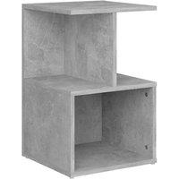 Berkfield Home Bedside Cabinet Concrete Grey 35x35x55 cm Engineered Wood | Size: 35 x 35 x 55 cm