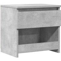 Berkfield Home Bedside Cabinet Concrete Grey 40x30x39 cm Engineered Wood | Size: 40 x 30 x 39 cm