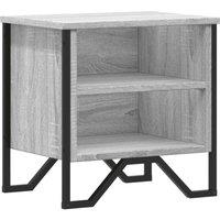 Berkfield Home Bedside Cabinet Grey Sonoma 40x30x40 cm Engineered Wood | Size: 40 x 30 x 40 cm