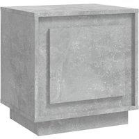 Berkfield Home Bedside Cabinet Concrete Grey 44x35x45 cm Engineered Wood | Size: 44 x 35 x 45 cm