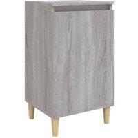 Berkfield Home Bedside Cabinet Grey Sonoma 40x35x70 cm Engineered Wood | Size: 40 x 35 x 70 cm