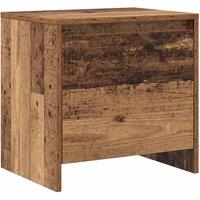 Berkfield Home Bedside Cabinet Old wood Engineered wood in Brown
