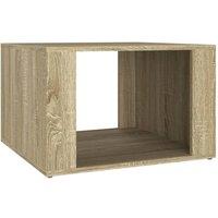 Berkfield Home Bedside Table Sonoma Oak 57x55x36 cm Engineered Wood in Brown | Size: 57 x 55 x 36 cm