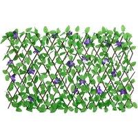 Berkfield Home Berkfield Artificial Ivy Trellis Expandable Green 180x70 cm