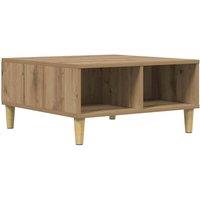 Berkfield Home Coffee Table Artisan Oak 60x60x30 cm Engineered Wood in Brown | Size: 60 x 60 x 30 cm